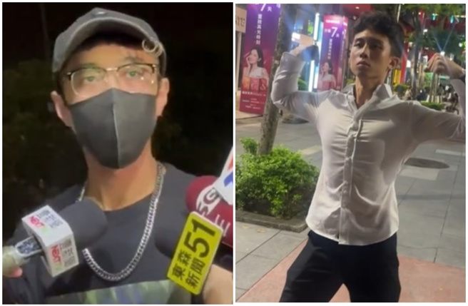 孫安佐經紀人強調火槍沒有殺傷力，所有行為皆是合法。（圖／Threads 、chinatimes中時最即時YT）