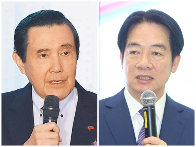 马英九（左）近期数度与赖清德（右）杠上。（中时资料照合成）