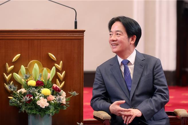 赖清德(资料照片，总统府提供)