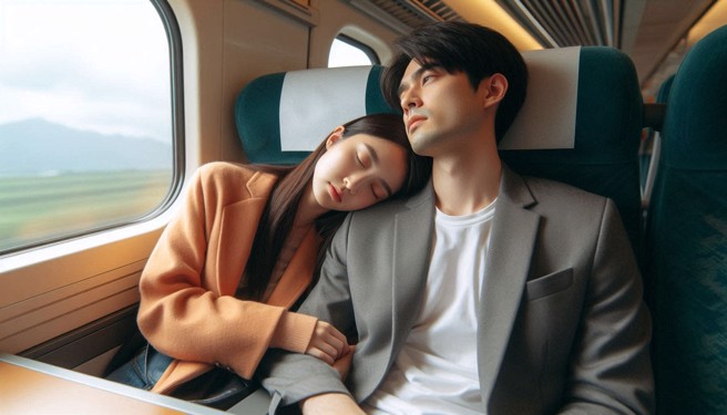 男子好心将靠窗位让给女子，反遭女子缠上。（示意图、与本案无关／AI生成）