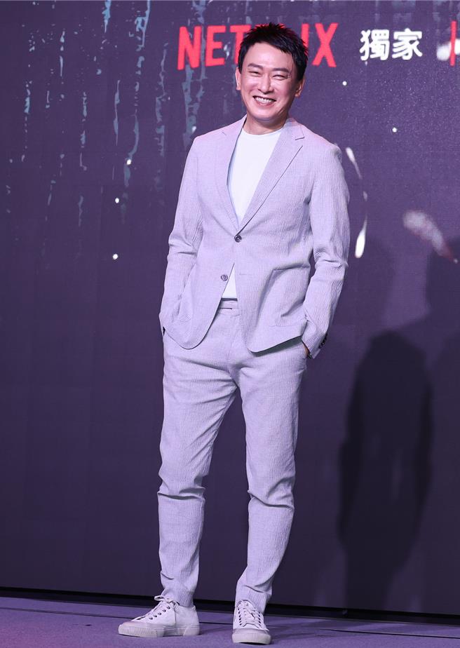 王識賢帥氣出席《誰是被害者2》上線記者會。（陳俊吉攝）