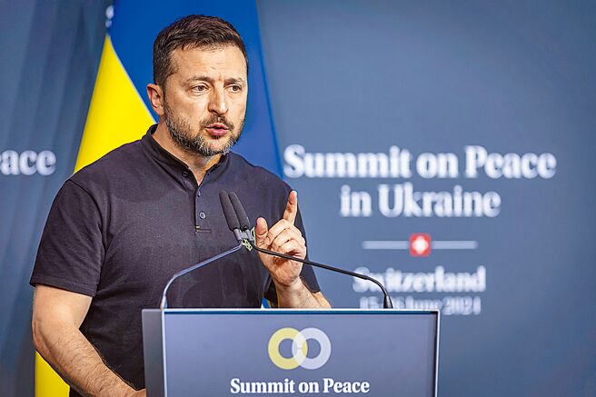 乌克兰总统泽伦斯基表态称「中国并非乌克兰的敌人」。（美联社）