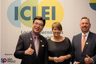 出席巴西ICLEI世界大會 劉和然分享新北城市韌性策略