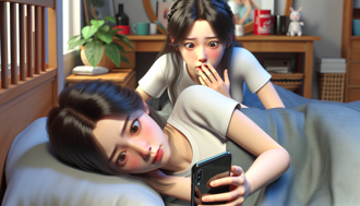 姊妹同房半夜有怪音　惊见高一妹妹与网友「视讯」电爱！