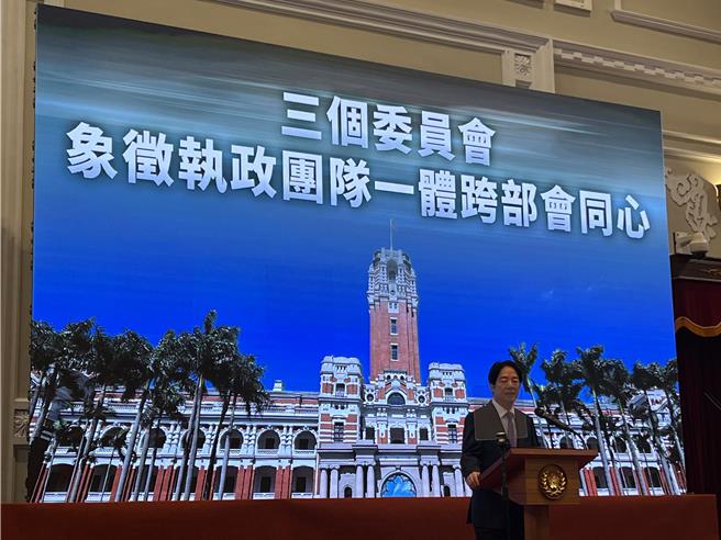 就職滿月 賴清德：戰戰兢兢 不敢鬆懈。曾薏蘋攝