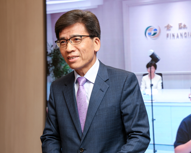 昨有媒体报导，民进党立院党团总召柯建铭「教育、噹」了经济部长郭智辉和金管会主委彭金隆（图），引发外界热议。（中时资料照，邓博仁摄）