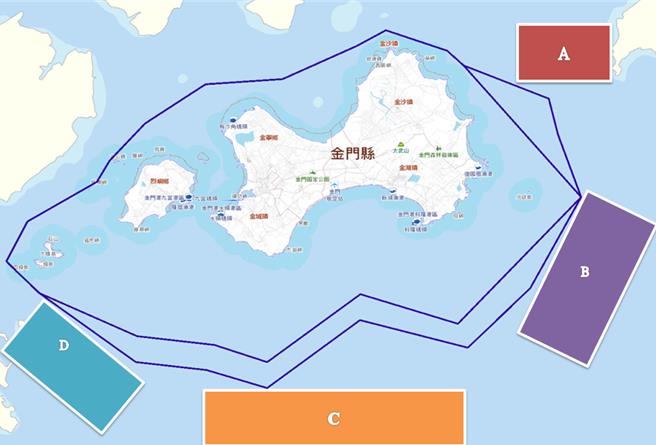 海巡署公布大陆海警船近日的活动区域。（海巡署提供）