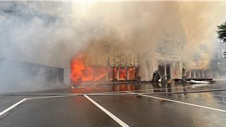 苗栗市千葉火鍋店火警    撲滅後突復燃「整間陷火海」
