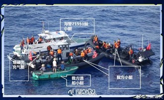 陸海警登檢菲船 為何帶鉤子、斧頭？退將曝原因