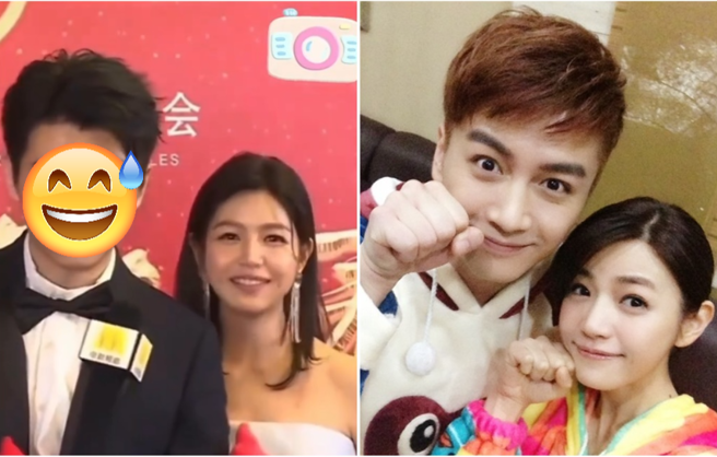 陳曉過去同框陳妍希，被指表情敷衍。（圖／微博@網紅在哪裡、陳妍希）
