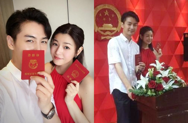 陈妍希、陈晓传8年婚变。（图／翻摄自微博）