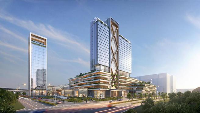 「第一大凱賓斯基酒店」未來將會是中部最大規模的國際五星級飯店。圖／業者提供