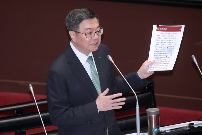 立法院20日全院委員會審查《立法院職權行使法》及《中華民國刑法》部分條文覆議案，行政院長卓榮泰上台答詢。（黃世麒攝）