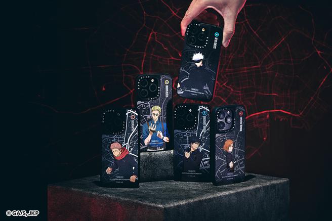 《咒术迴战》再度与CASETiFY联名，推出多款角色手机壳。（CASETiFY提供／古明弘台北传真）