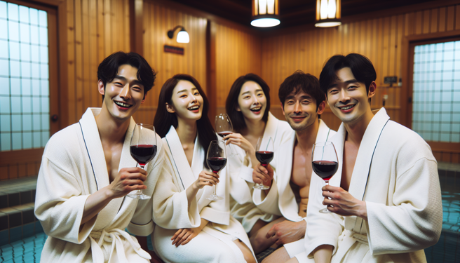 北韩6名高中生包下澡堂开毒品性爱趴，因为高调炫耀遭报警逮人。（示意图、与本案无关／AI生成）