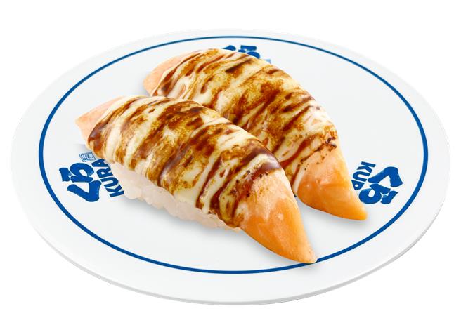 藏壽司觀察台人喜愛鮭魚系列，尤其炙燒手法最受青睞。（藏壽司提供／朱世凱台北傳真）