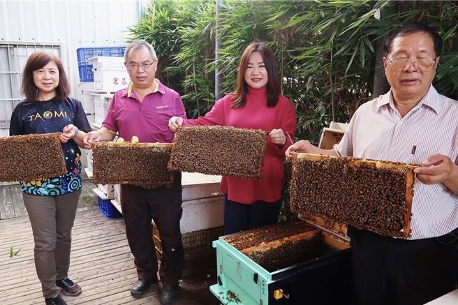 委馬文君上月為南投縣的蜂農請命，將蜂蜜納入農災現金救助項目，農業部18日公告南投縣蜂農為農災救助對象。（馬文君提供／楊靜茹南投傳真）