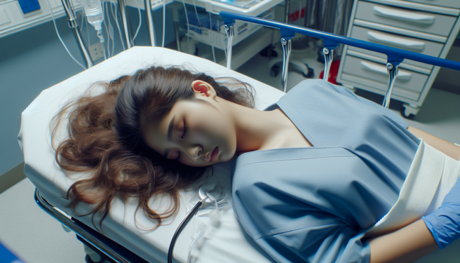 15岁少女偷尝禁果，怀孕7个月竟无人知，因腹痛送往医院后才被揭发此事。（示意图、与本案无关／AI生成）