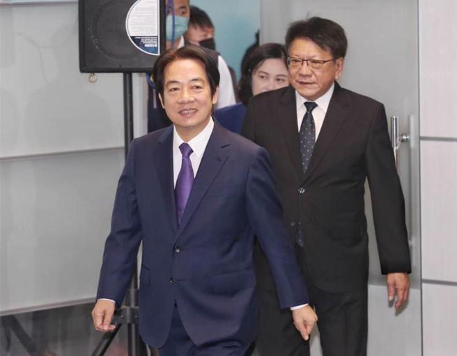 总统赖清德（图）的民调与上月相比，大幅下降9.8个百分点，相当于流失近200万人支持。（资料照）