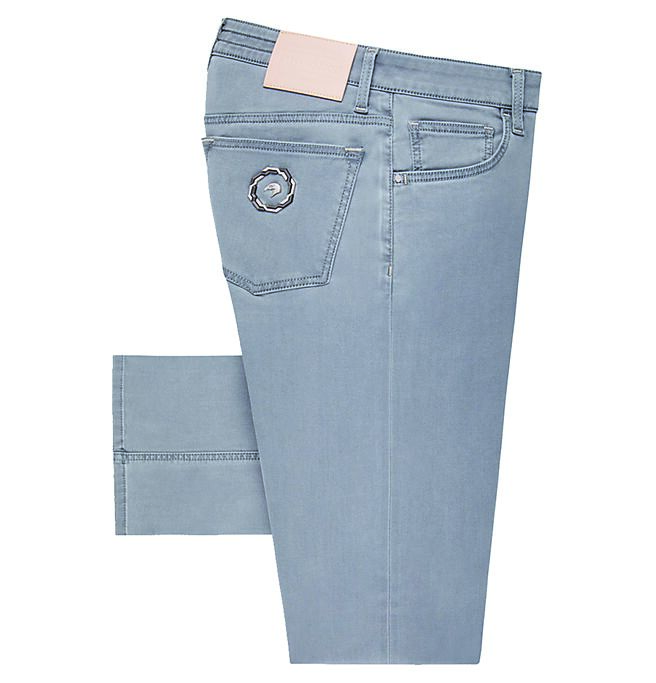 Stefano Ricci灰色修身牛仔褲，售價4萬2000元。（Stefano Ricci提供）