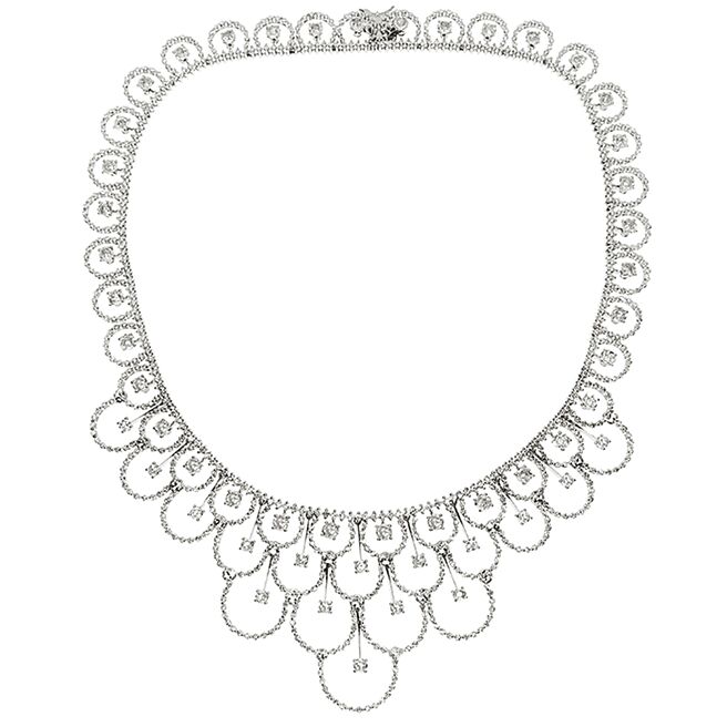 DAMIANI Masterpiece Juliette茱麗葉系列鑽石項鍊，價格店洽。（DAMIANI提供）