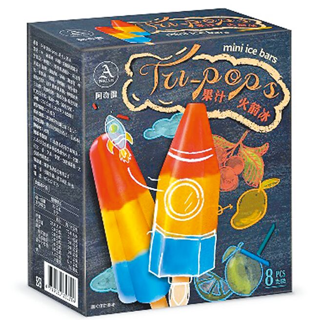 全聯阿奇儂Tri-pops果汁火箭冰，特價99元。（全聯提供）