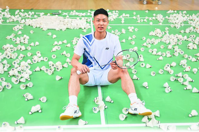 羽球一哥周天成在国训中心受访时，透露近期状态上升的原因。（国训中心提供）
