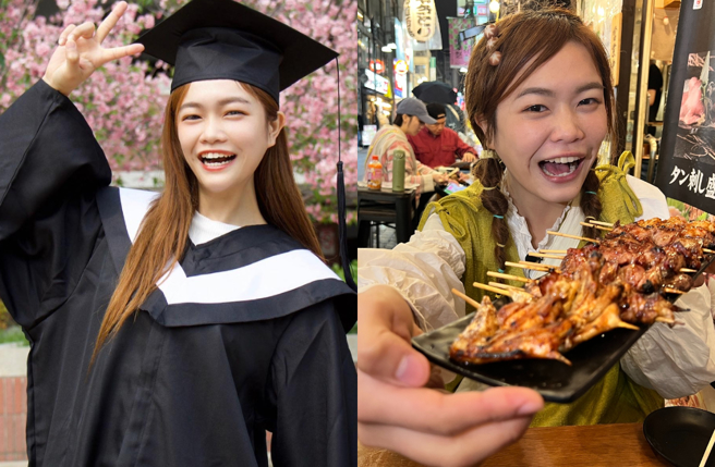 小慧挑战喝珍珠奶茶创金氏世界纪录。（图／脸书 小慧就爱吃）