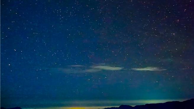 垭口夜景。（台东县政府提供／蔡旻妤台东传真）
