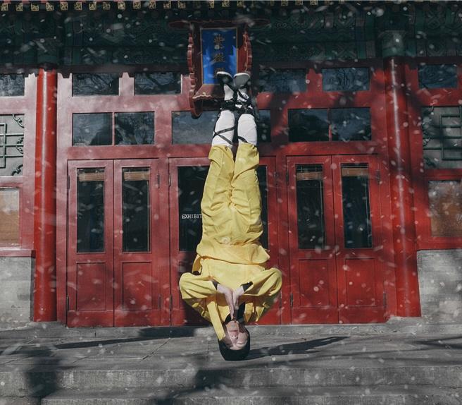 周霭宏日前赴北京演出并拍摄MV。（周霭宏提供）