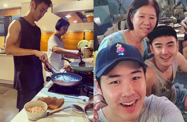 阮经天和弟弟、妈妈感情好。（图／翻摄自ethanruan91 IG）