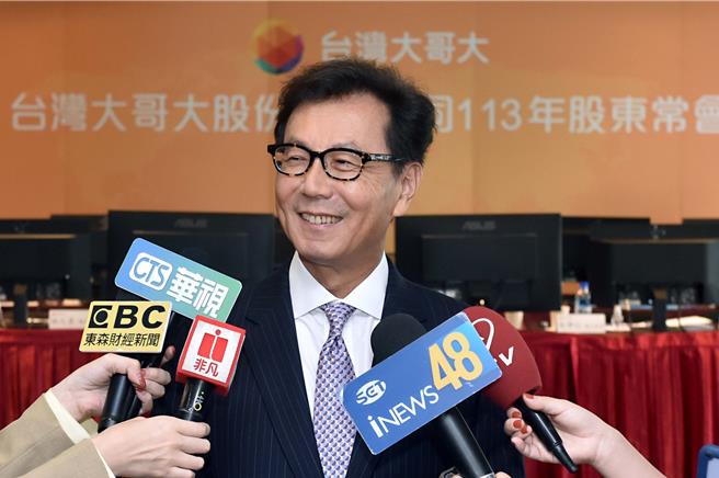 台湾大哥大董事长蔡明忠。（台湾大提供）