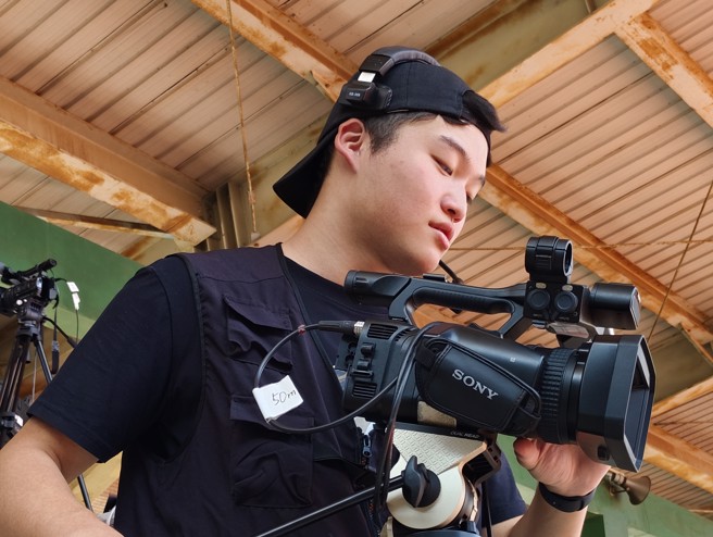 玄奘大學大傳系二年級林逸鈞同學。(照片/玄奘大學提供)