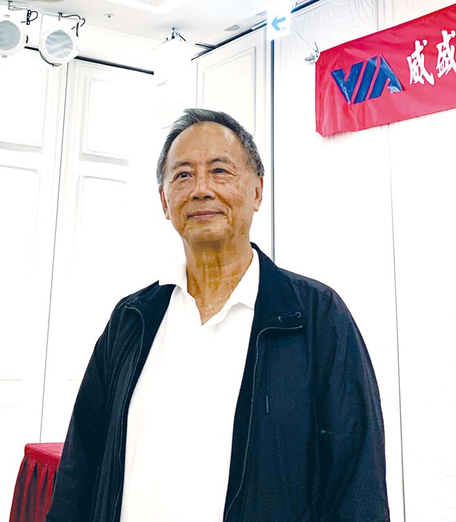 威盛董事长陈文琦。图／李娟萍