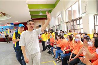 基隆動起來！仁愛區運動會 謝國樑與500名大小朋友同樂
