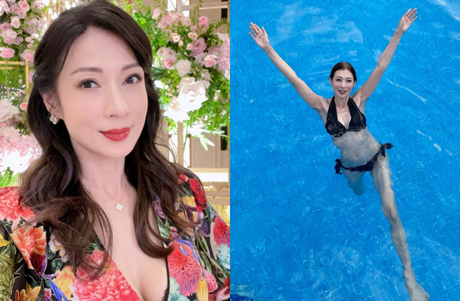 53岁温翠苹外型相当冻龄。（图／翻摄自温翠苹 Vanessa 斜杠人生脸书）