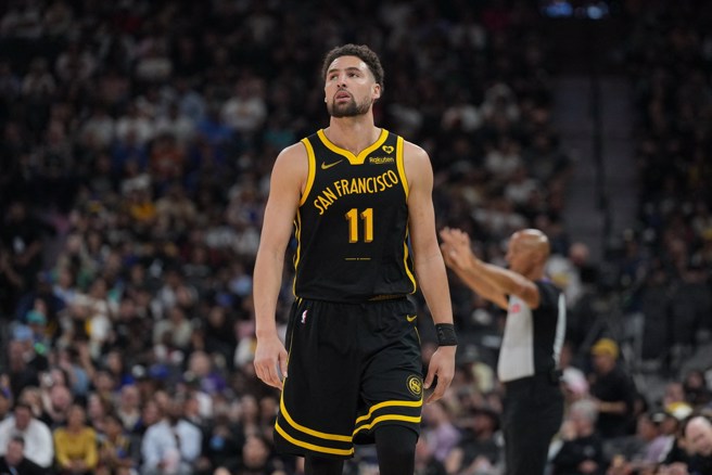 克雷汤普生目前离开勇士机率变大。(路透资料照)