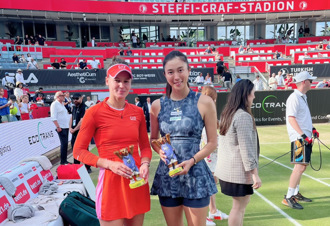 柏林女網賽》女雙決賽直落二落敗 詹皓晴轉戰巴特洪堡繼續拚