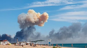 乌克兰飞弹袭击克里米亚 造成5名海滩游客死亡