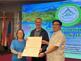 台南官田水雉園區復育20年有成 赴斯里蘭卡分享心路歷程