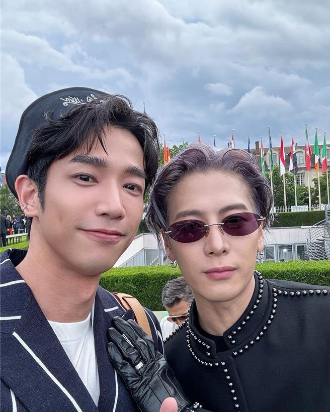 劉以豪與王嘉爾。（劉以豪工作提供）