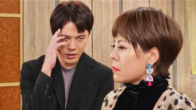 锦雯被黄文星眼神震撼。（民视提供）