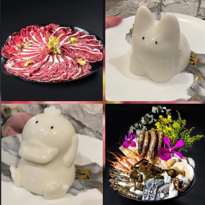 高雄火鍋店「飢餓小唐」老闆兼廚師唐有建擁有藍帶證照，獨家研發特色料理，讓餐廳爆紅。（業者提供）