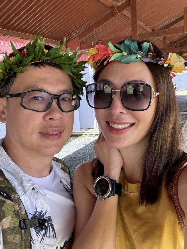 贾永婕与老公婚姻生活幸福。（图／贾永婕的跑跳人生脸书）