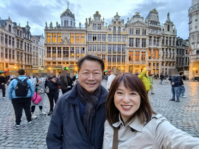 周玉琴与赖岳谦结婚两年。（图／翻摄自周玉琴脸书）