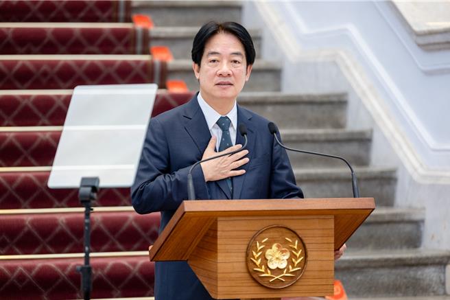 赖清德(资料照片，总统府提供)