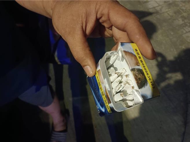 芦竹警分局交通分队日前巡逻时，查获到一名嫌犯车上放有K他命。（芦竹警分局提供）