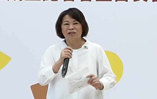 嘉义市长黄敏惠期许永续平台发挥加速实践永续目标。（廖素慧摄）