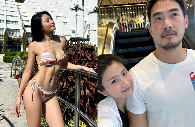 林芊妤6年前和银行业男友翟志荣结婚。（图／翻摄自coffee89921 IG）