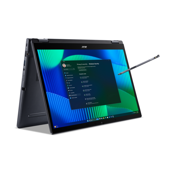 可翻转的TravelMate P4 Spin，4万2900起。（Acer提供／古明弘台北传真）